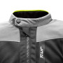 Moto jacket T-UR ETNA BLACK LIGHT GREY
