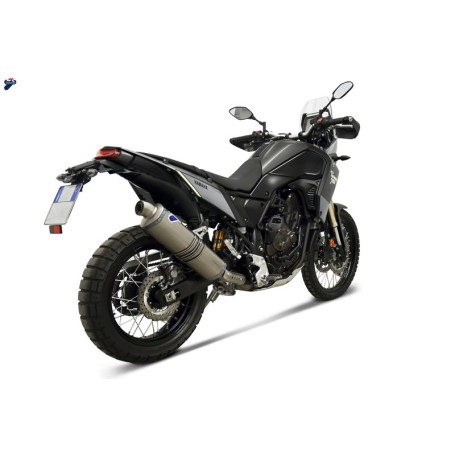 Échappement terminal Termignoni en titane homologué Yamaha Ténéré 700 2020-2024