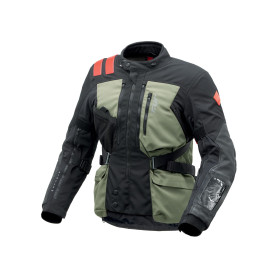 Jacke T-UR ROADBOOK green dark grey | MotoGM