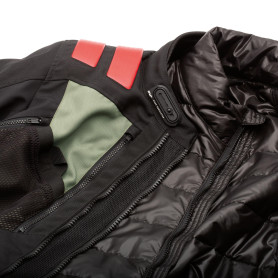 Chaqueta T-UR ROADBOOK green dark grey | MotoGM
