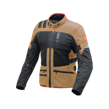 Moto jacket T-UR TRANSFER BLACK SAND