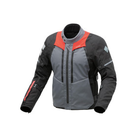 Jacke T-UR NEVADA DARK GREY RED | MotoGM