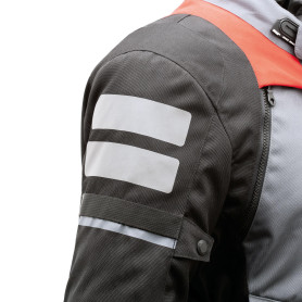 Chaqueta T-UR NEVADA DARK GREY RED | MotoGM