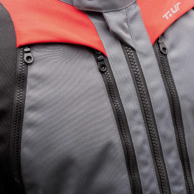 Chaqueta T-UR NEVADA DARK GREY RED | MotoGM