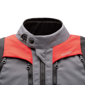 Chaqueta T-UR NEVADA DARK GREY RED | MotoGM