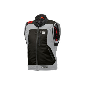 Chaqueta T-UR J-THREE ARM LINK LIGHT GREY RED | MotoGM