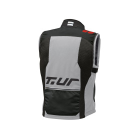 Jacke T-UR J-THREE ARM LINK LIGHT GREY RED | MotoGM