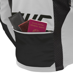 Veste T-UR J-THREE ARM LINK LIGHT GREY RED | MotoGM
