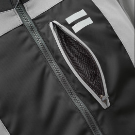 Chaqueta T-UR J-THREE ARM LINK LIGHT GREY RED | MotoGM