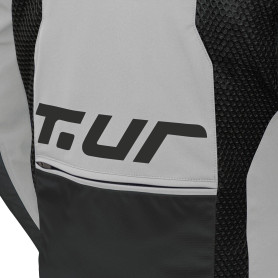 Chaqueta T-UR J-THREE ARM LINK LIGHT GREY RED | MotoGM