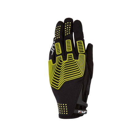 Guantes estivi moto T-UR G-THREE black yellow fluo | MotoGM