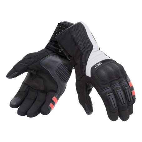 Summer gloves T-UR TR-P BLACK LIGHT GREY