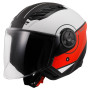 Casco jet LS2 AIRFLOW II COVER MATT WHITE