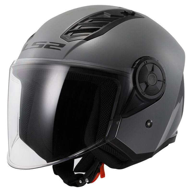 Helmet jet LS2 AIRFLOW II SOLID NARDO GREY Helmet jet LS2 AIRFLOW II SOLID NARDO GREY