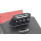 Luce targa Evotech ELT-001 Led omologata in alluminio nera per moto e scooter