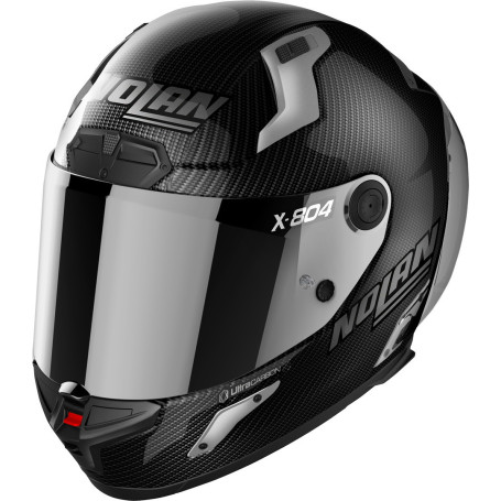 Helm Nolan X-804 RS Ultra Carbon METAL SILVER