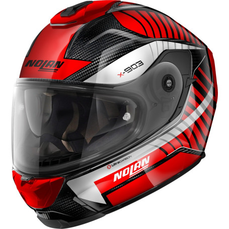Casco integrale Nolan X-903 ULTRA CARBON red white