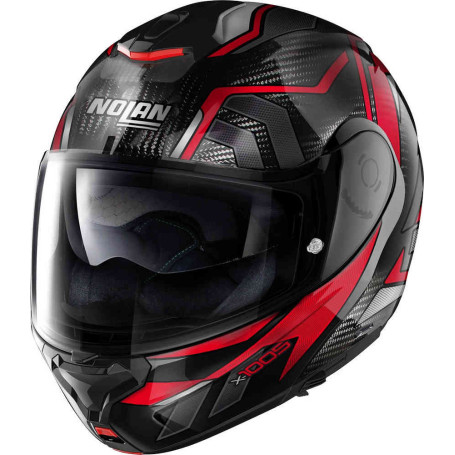 Flip up helmet Nolan X-1005 ULTRA CARBON red