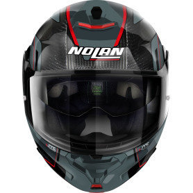 Casco modular Nolan X-1005 ULTRA CARBON GREY RED | MotoGM