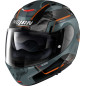 Casque modulable Nolan X-1005 ULTRA CARBON GREY ORANGE Casque modulable Nolan X-1005 ULTRA CARBON GREY ORANGE