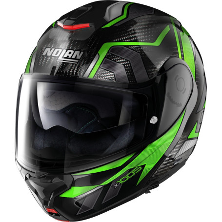 Casco modulare Nolan X-1005 ULTRA CARBON green