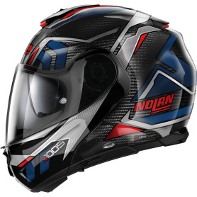 Klapphelm Nolan X-1005 ULTRA CARBON BLUE RED | MotoGM