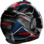 Flip up helmet Nolan X-1005 ULTRA CARBON BLUE RED