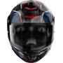 Casque modulable Nolan X-1005 ULTRA CARBON BLUE RED