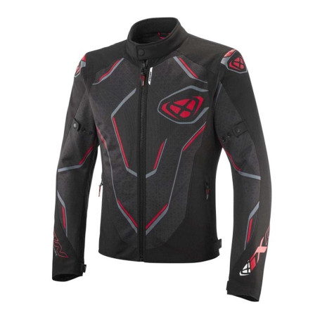 Chaqueta IXON DEMONIAK negro rojo | MotoGM