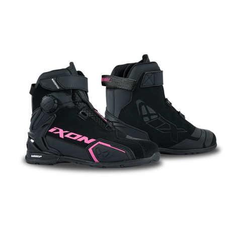 Zapatos IXON BULL WP 2 LADY negro fucsia | MotoGM