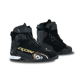 Schuhe IXON BULL WP 2 LADY schwarz weiß Gold | MotoGM