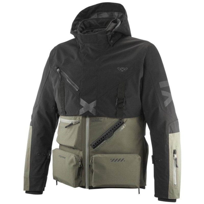 Blouson moto IXON ETNA kaki Blouson moto IXON ETNA kaki