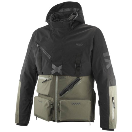Chaqueta moto IXON ETNA kaki | MotoGM