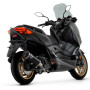 53544ANN Arrow full exhaust urban dark for Yamaha xmax 125 2021-2024