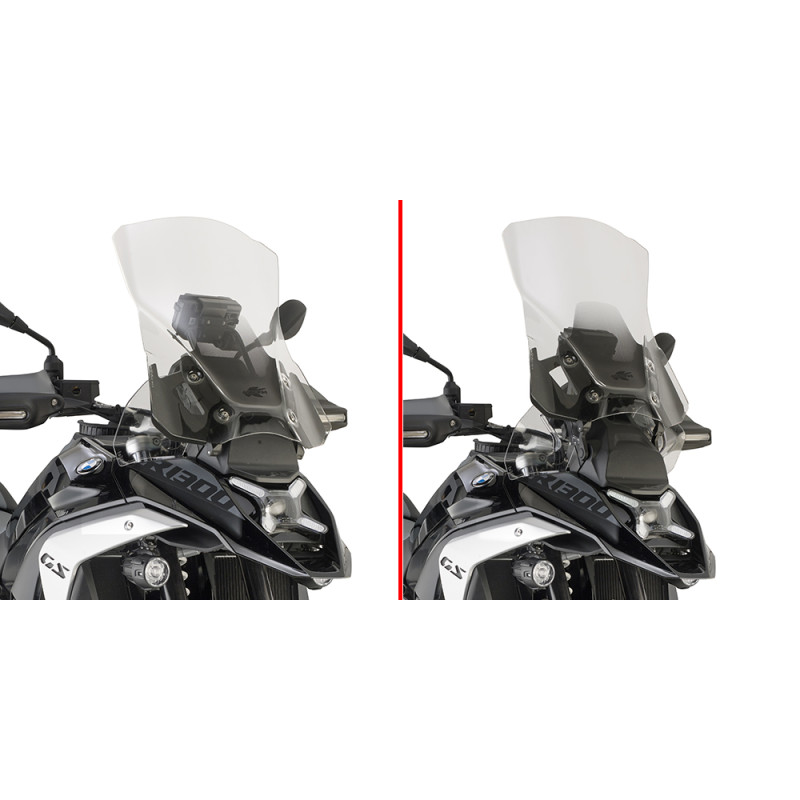 Cockpitverkleidung transparent Kappa für BMW R1300GS 2024- Cockpitverkleidung transparent Kappa für BMW R1300GS 2024-