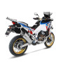 Terminale scarico Leovince LV-12 acciaio per Honda Africa Twin CRF 1100 L 20-23