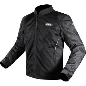 Jacke Motorrad estiva LS2 Airy CE traforata grau nera | MotoGM