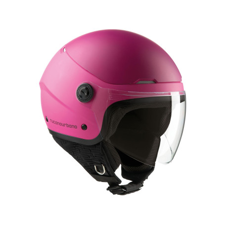 Casco jet TUCANO URBANO EL POP bouganville opaco
