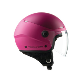 Casco jet TUCANO URBANO EL POP bouganville opaco