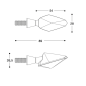 barracuda miniviper led indicator black barracuda miniviper led indicator black