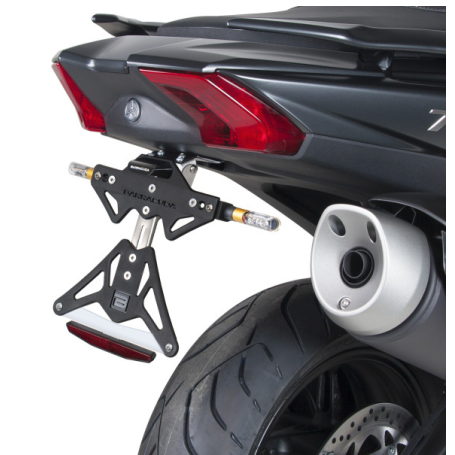 YT5104-17 Portatarga Barracuda per Yamaha TMAX 530 2017-2019