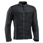 Chaqueta moto estiva Ixon Fresh uomo nera Chaqueta moto estiva Ixon Fresh uomo nera