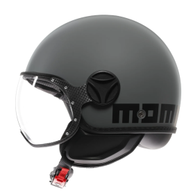 Casco Momo design FGTR CLASSIC grigio opaco nero E2206