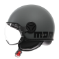 Casco Momo design FGTR CLASSIC gris opaco negro E2206 Casco Momo design FGTR CLASSIC gris opaco negro E2206