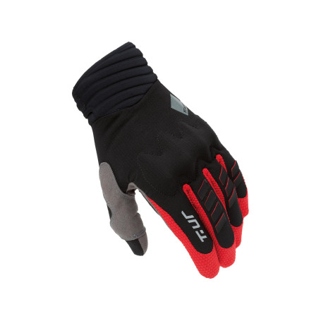 Summer glove TUR G-six black red