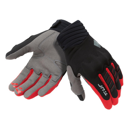 Guantes estivi TUR G-six negro rojo