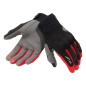 Guantes estivi TUR G-six negro rojo Guantes estivi TUR G-six negro rojo