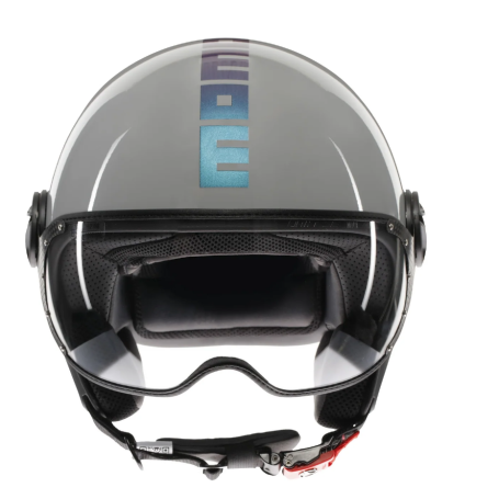 Casque Momo design FGTR CLASSIC flip blue fucsia ECE2206