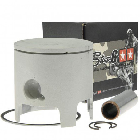 Pistone completo Stage6 Racing d. 47,6 con fasce per Piaggio sp.12 mm