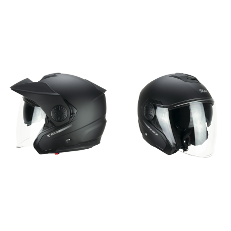 Casco jet SKA-P 1DH TOUR nero opaco